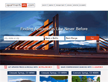 Tablet Screenshot of apartmentsetc.com